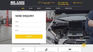 لقطة شاشة لموقع مستر كارز لصيانة السيارات Mr Cars
بتاريخ 21/09/2019
بواسطة دليل مواقع كلاود