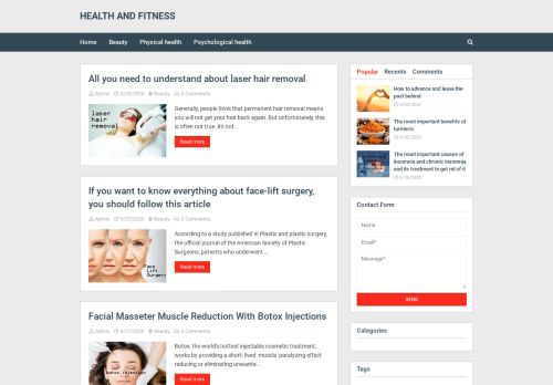لقطة شاشة لموقع HEALTH AND FITNESS
بتاريخ 28/09/2020
بواسطة دليل مواقع كلاود
