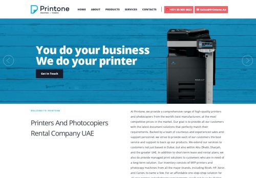 لقطة شاشة لموقع Printone لخدمات الطباعة
بتاريخ 04/10/2020
بواسطة دليل مواقع كلاود
